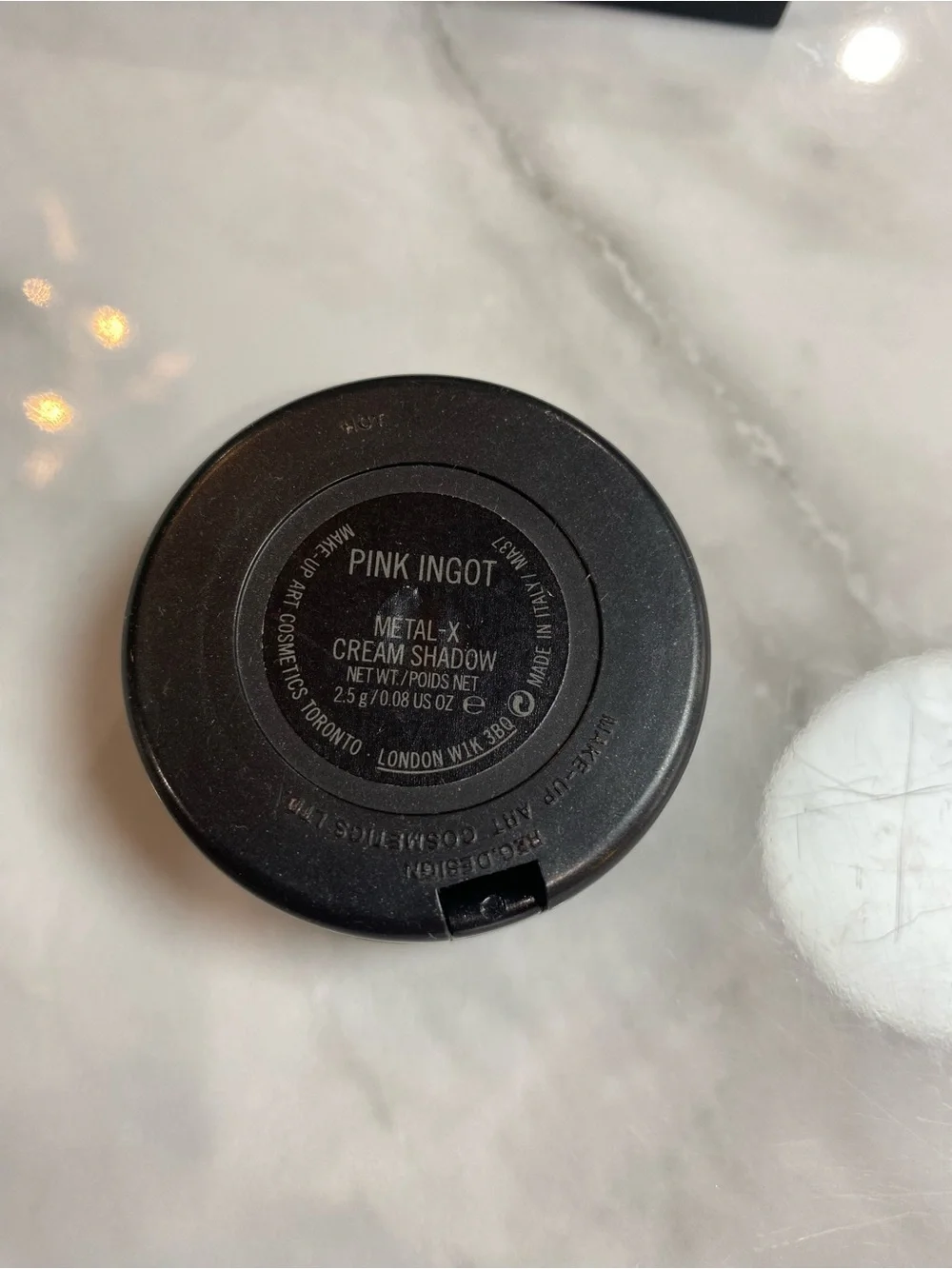 MAC Cosmetics (Discontinued) Pink Ingot Metal X Cream Shadow - Collectible